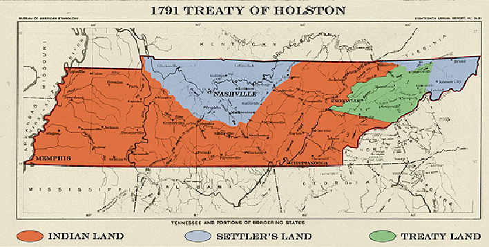 Treaty of Holston Map